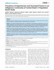 Prevalence of Hypertension and Associated Factors in an Indigenous Community of Central Brazil: A Population-Based Study Cover Page