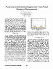 Research paper thumbnail of Pulse Shaped Interference Suppression From Partial Discharge Measurements