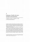 Research paper thumbnail of Pathogens: Health relevance, transport and attenuation