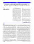 Controlled Trial of Naturalistic Dawn Simulation and Negative Air Ionization for Seasonal Affective Disorder Cover Page