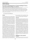 Prevention and management of gastroesophageal varices and variceal hemorrhage in cirrhosis Cover Page