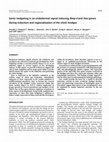 Research paper thumbnail of Sonic hedgehog is an endodermal signal inducing Bmp-4 and Hox genes during induction and regionalization of the chick hindgut