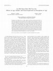 Research paper thumbnail of Let me guess how old you are: Effects of age, gender, and facial expression on perceptions of age