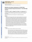 Magnitude least squares optimization for parallel radio frequency excitation design demonstrated at 7 Tesla with eight channels Cover Page