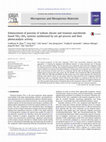 Research paper thumbnail of Enhancement of porosity of sodium silicate and titanium oxychloride based TiO2–SiO2 systems synthesized by sol–gel process and their photocatalytic activity