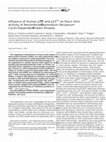 Research paper thumbnail of Influence of Human p16INK4 and p21CIP1 on the in Vitro Activity of Recombinant Plasmodium falciparum Cyclin-Dependent Protein Kinases