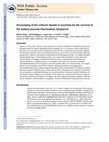 Research paper thumbnail of Scavenging of the cofactor lipoate is essential for the survival of the malaria parasite Plasmodium falciparum