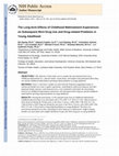 Research paper thumbnail of The long-term effects of childhood maltreatment experiences on subsequent illicit drug use and drug-related problems in young adulthood