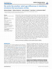 Research paper thumbnail of No smile like another: adult age differences in identifying emotions that accompany smiles