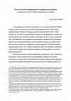 Research paper thumbnail of Pour une nouvelle métaphysique du langage et de la politique: la rencontre de Pierre et Hélène Clastres avec les Guarani