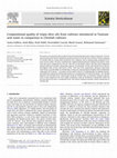 Research paper thumbnail of Compositional quality of virgin olive oils from cultivars introduced in Tunisian arid zones in comparison to Chemlali cultivars