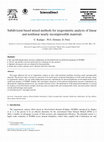 Subdivision based mixed methods for isogeometric analysis of linear and nonlinear nearly incompressible materials Cover Page