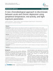 A new chronobiological approach to discriminate between acute and chronic depression using peripheral temperature, rest-activity, and light exposure parameters Cover Page