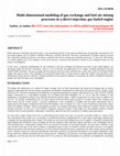 Research paper thumbnail of Multi-dimensional modeling of gas exchange and fuel-air mixing processes in a direct-injection, gas fueled engine