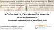 Research paper thumbnail of «Cette guerre n'est pas notre guerre». 100 ans des conférences de Zimmerwald (septembre 1915) et Kiental (avril 2016)