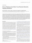 Research paper thumbnail of Diverse Thalamocortical Short-Term Plasticity Elicited by Ongoing Stimulation