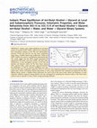 Isobaric Phase Equilibrium of tert-Butyl Alcohol + Glycerol at Local and Subatmospheric Pressures, Volumetric Properties, and Molar Refractivity from 303.15 to 333.15 K of tert-Butyl Alcohol + Glycerol, tert-Butyl Alcohol + Water, and Water + Glycerol Binary Systems Cover Page