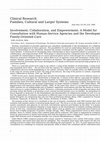 Involvement, Collaboration, and Empowerment: A Model for Consultation with Human-Service Agencies and the Development of Family-Oriented Care Cover Page