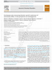 Research paper thumbnail of Developing scales measuring disorder-specific intolerance of uncertainty (DSIU): A new perspective on transdiagnostic