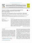 Structural elucidation, in vitro antioxidant and photoprotective capacities of a purified polyphenolic-enriched fraction from a saltmarsh plant Cover Page