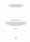 Research paper thumbnail of Projeto de tese doutoral: Inovações como fatores estratégicos de PMEs high-tech localizadas em ecossistemas de inovação na Europa e nos Estados Unidos da América: uma análise a partir da Abordagem das Configurações