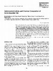 Antimicrobial activity and chemical composition of some essential oils Cover Page