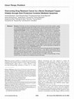 Research paper thumbnail of Overcoming Drug-Resistant Cancer by a Newly Developed Copper Chelate through Host-Protective Cytokine-Mediated Apoptosis