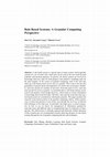 Research paper thumbnail of Rule Based Systems: A Granular Computing Perspective