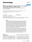 Research paper thumbnail of Genetic and phylogenetic evolution of HIV-1 in a low subtype heterogeneity epidemic: the Italian example