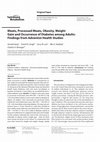 Research paper thumbnail of Meats, Processed Meats, Obesity, Weight Gain and Occurrence of Diabetes among Adults: Findings from Adventist Health Studies