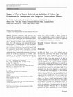 Research paper thumbnail of Impact of Port of Entry Referrals on Initiation of Follow-Up Evaluations for Immigrants with Suspected Tuberculosis: Illinois