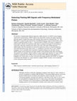 Research paper thumbnail of Detecting Fleeting MRI Signals with Frequency-Modulated Pulses