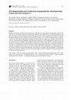 Research paper thumbnail of DNA fingerprinting and classification of geographically related genotypes of olive-tree ( Olea europaea L.)