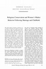 Religious Conservatism and Women's Market Behavior Following Marriage and Childbirth Cover Page