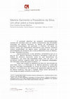 Research paper thumbnail of MARTINS, ANA CRISTINA (1999) - "Martins Sarmento e Possidónio da Silva. Um olhar sobre a troca epistolar"- Revista de Guimarães. Volume Especial, I, Guimarães, 1999, pp. 213-221.