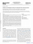 Investigation of bioactive compounds in the genus Garcinia (Guttiferae) of Cameroon Cover Page