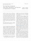 Research paper thumbnail of The Dark Side of Authority: Antecedents, Mechanisms, and Outcomes of Organizational Corruption