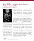 Research paper thumbnail of Arrels del Jazz i Investigació Performativa a València.