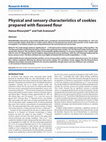 Physical and sensory characteristics of cookies prepared with flaxseed flour Cover Page