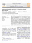 Research paper thumbnail of Impacts of forest drainage improvement on stream biota: A multisite BACI-experiment