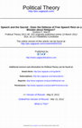 "Speech and the Sacred: Does the Defense of Free Speech Rest on a Mistake about Religion?" Political Theory, Vol. 40, Issue 3, June 2012, pp. 318–345. Cover Page