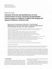 Automatic detection and quantification of acute cerebral infarct by fuzzy clustering and histographic characterization on diffusion weighted MR imaging and apparent diffusion coefficient map Cover Page