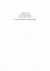 Research paper thumbnail of Anteproyecto de Código Orgánico de Garantías Penales La constitucionalización del derecho penal