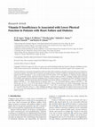 Research paper thumbnail of Vitamin D Insufficiency Is Associated with Lower Physical Function in Patients with Heart Failure and Diabetes