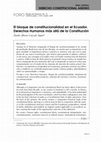 Research paper thumbnail of El bloque de constitucionalidad en el Ecuador. Derechos Humanos más allá de la Constitución DERECHO CONSTITUCIONAL ANDINO