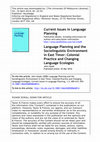 Language Planning and the Sociolinguistic Environment in East Timor: Colonial Practice and Changing Language Ecologies Cover Page