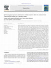 Research paper thumbnail of Optimizing plant protein combinations in fish meal-free diets for rainbow trout (Oncorhynchus mykiss) by a mixture model