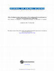 Research paper thumbnail of Effect of adding fat and (or) milk products to the weanling pig diet on performance in the nursery and subsequent grow-finish stages