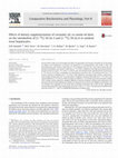 Research paper thumbnail of Effects of dietary supplementation of coriander oil, in canola oil diets, on the metabolism of [1-14C] 18:3n-3 and [1-14C] 18:2n-6 in rainbow trout hepatocytes