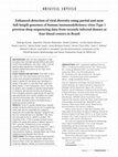 Enhanced detection of viral diversity using partial and near full-length genomes of human immunodeficiency virus Type 1 provirus deep sequencing data from recently infected donors at four blood centers in Brazil Cover Page